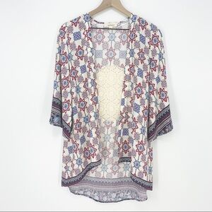 Onetheland‎ Floral Tassel Lace Dreamcatcher Kimono